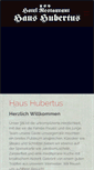 Mobile Screenshot of das-haus-hubertus.de